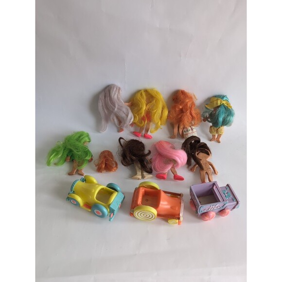 Vtg Ideal Flatsy Doll Car Lot 60s 70s Baby Ice Cream Truck - Picture 9 of 15